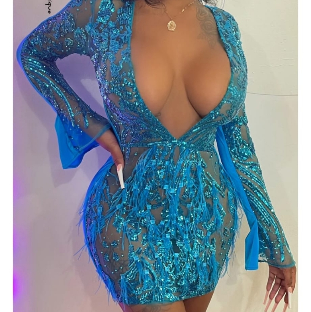 Sequin birthday dress